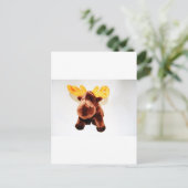 かわいいトナカイ ポストカード (スタンド正面)