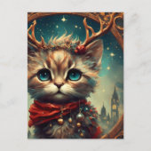 かわいいトナカイ ポストカード (正面)