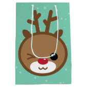 かわいいトナディアクリスマス抱き枕 ミディアムペーパーバッグ (裏面)