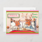 かわいいトナディアブレックファーストインベッドヴィンテージ1910コピー ポストカード (正面/裏面)