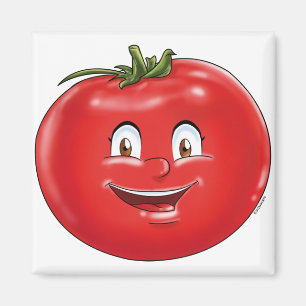かわいいトマトのおもしろいな漫画のフルーツ野菜 マグネット
