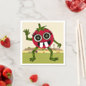 かわいいトマトナプキン スタンダードカクテルナプキン (インサイチュ)