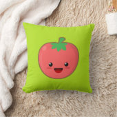 かわいいトマト クッション (ブランケット)