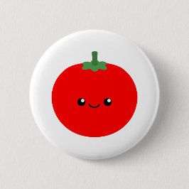 かわいいトマト 缶バッジ