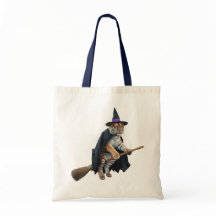 かわいいトラとライオンのハロウィントートバッグ