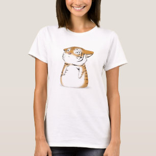 かわいいトラのワイシャツ Tシャツ