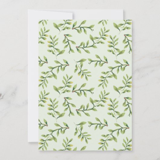 かわいいトラの子供の誕生日パーティー サンキューカード (裏面)