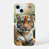 かわいいトラの子 iPhone 15ケース (裏面)