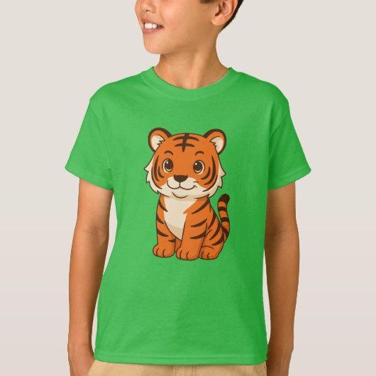 かわいいトラの子 Tシャツ (正面)