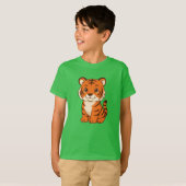 かわいいトラの子 Tシャツ (正面フル)