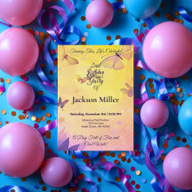 かわいいトラの蝶の誕生日