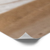 かわいいトライカラーのペンブロークウェルシュコーギー子犬 ポスター (角)