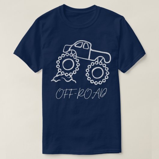 かわいいトラック車4x4破砕モンスタートラック愛 tシャツ (デザイン正面)