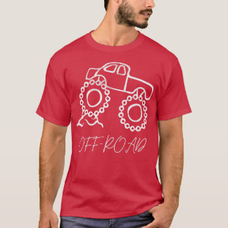 かわいいトラック車4x4破砕モンスタートラック愛 tシャツ