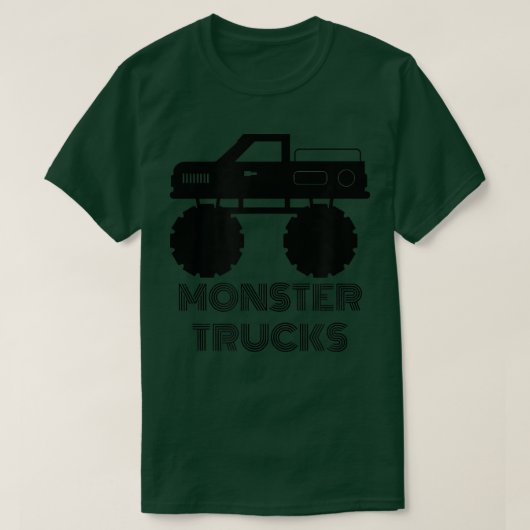 かわいいトラック車4x4破砕モンスタートラック愛 tシャツ (デザイン正面)