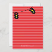 かわいいトラック&カーの誕生日パーティーの招待 招待状 (裏面)