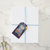 かわいいトランクまたはトリートカスタムハロウィーンギフトラベル ギフトタグ (より糸付き)