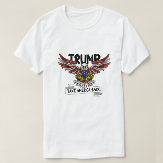かわいいトランプがアメリカを取り戻す Tシャツ (デザイン正面)