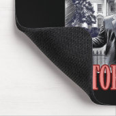 かわいいトランプ大晦日の勝利パーティー花火 マウスパッド (コーナー)