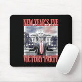 かわいいトランプ大晦日の勝利パーティー花火 マウスパッド (マウス)