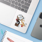 かわいいトラ、あかなめ妖怪、パウディムサム シール (ノートパソコンとiPhone)