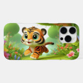 かわいいトラ iPhoneケース (裏面横)
