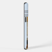 かわいいトリカラーラフなコリードッグアート iPhoneケース (右側面)