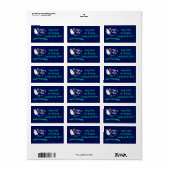 かわいいトリックまたはトリート幽霊 ラベル (フルシート)