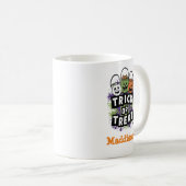 かわいいトリックやお菓子のパーソナライズされた扱い コーヒーマグカップ (正面右)