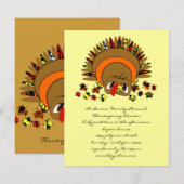 かわいいトルキー 招待状 (正面/裏面)