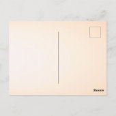 かわいいトルコおもしろい家族の感謝祭 ポストカード (裏面)