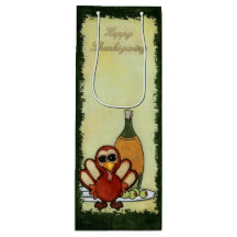 かわいいトルコサンクスギビングワインアクセサリー