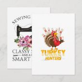 かわいいトルコハンターおもしろボウリング感謝祭 招待状 (正面/裏面)