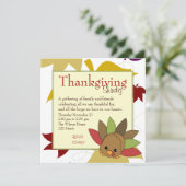 かわいいトルコ 招待状 (スタンド正面)