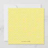 かわいいトレンディーの消防士とバタフライのジェンダーリビール 招待状 (裏面)