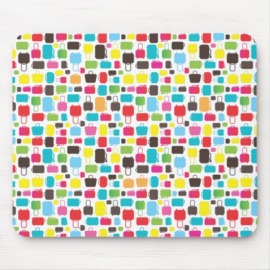 かわいいトレンディーはパターンmousepadを袋に入れます マウスパッド (正面)