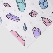 かわいいトレンディーパステルジェムストーンジェムズクリスタルパターン 薄葉紙 (詳細)