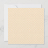 かわいいトレンディーフクロウベビーシャワー 招待状 (裏面)