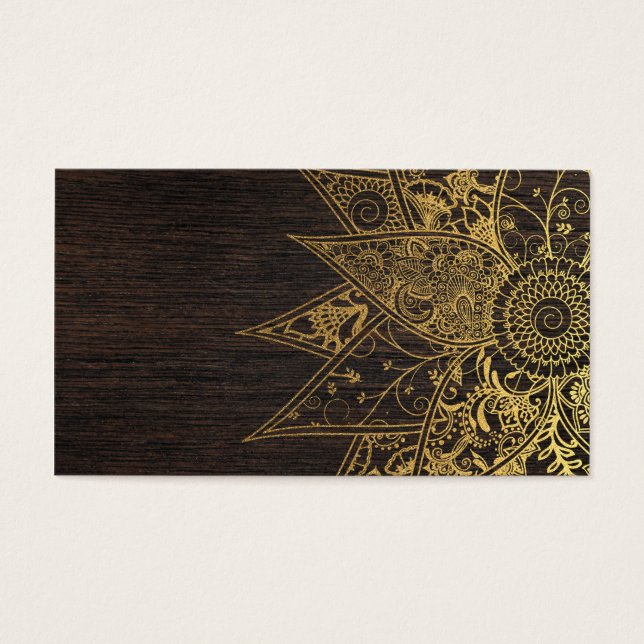 かわいいトレンディーフラワーヘナ手描きデザイン (正面)