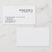 かわいいトレンディー弁護士名刺 名刺 (正面/裏面)