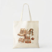 かわいいトレンディー秋 トートバッグ (正面)