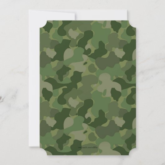 かわいいトレンディー警察車誕生日招待状 招待状 (裏面)