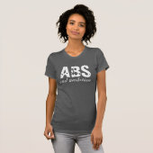 かわいいトレーニングのABS及び野心によってRacerback合われるタンク Tシャツ (正面フル)