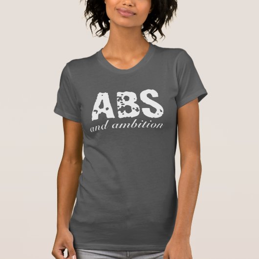 かわいいトレーニングのABS及び野心によってRacerback合われるタンク Tシャツ (正面)
