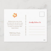 かわいいトロピカおもしろいルビーチサンタクリスマスが7月  シーズンポストカード (裏面)