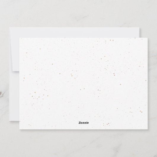 かわいいトロピカおもしろいルビーチサンタフォトクリスマス シーズンカード (裏面)