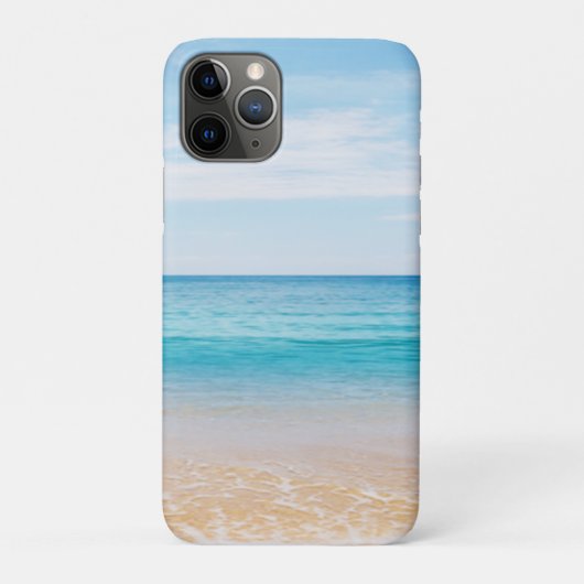 かわいいトロピカルビーチ、砂の波空 Case-Mate iPhoneケース (裏)