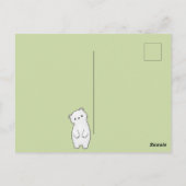 かわいいドイツのクマ ポストカード (裏面)