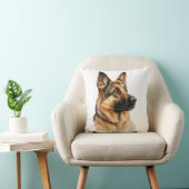 かわいいドイツの羊飼いのギフトパピードドッグ クッション (椅子)