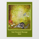 かわいいドイツの羊飼パーソナライズされたい ウィンドウサイン (シート)